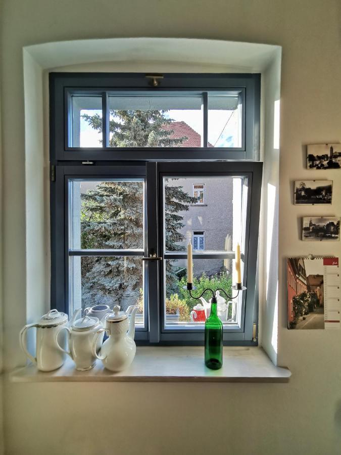 Charmantes Apartment Siebenschlaefer - Ferienwohnung Cafe 7 Weida Exterior foto